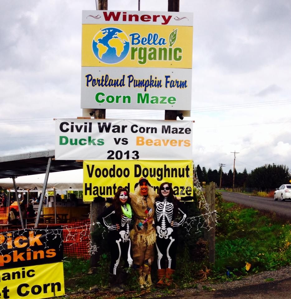 Haunted Corn Maze - Bella Organic Farm - Organic Farm and Winery -  Portland, OR